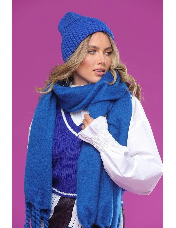Alaia Scarf in Royal Blue image 3