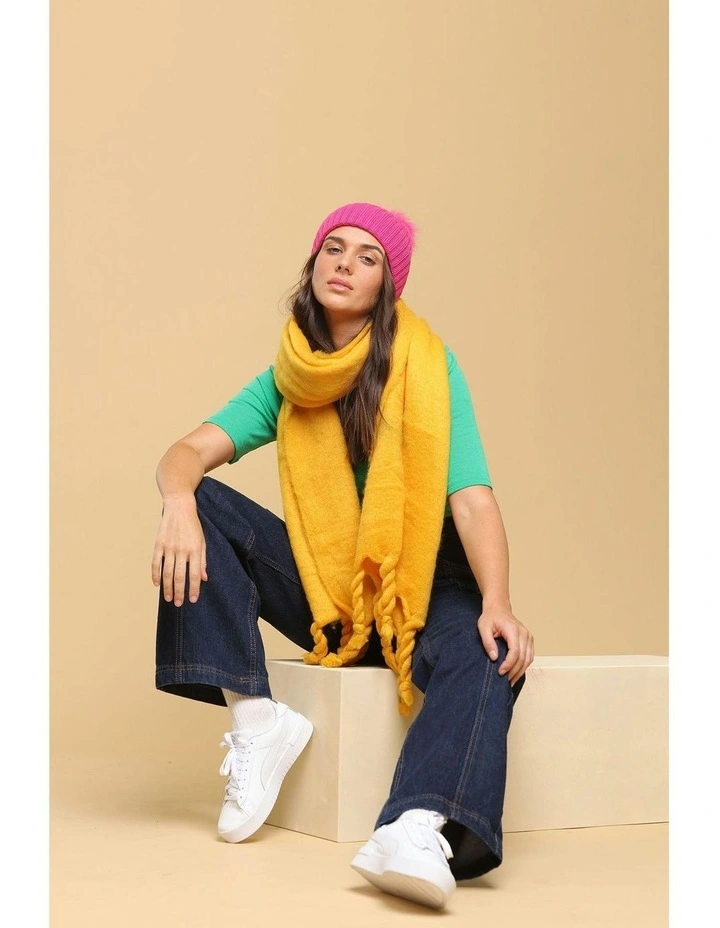 Alaia Scarf in Yellow image 5