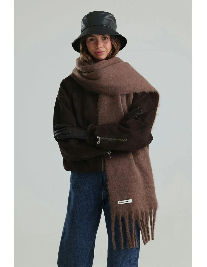 Ella Scarf in Camel image 2