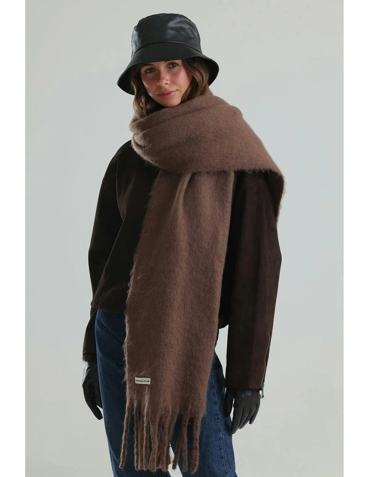 Ella Scarf in Camel image 3