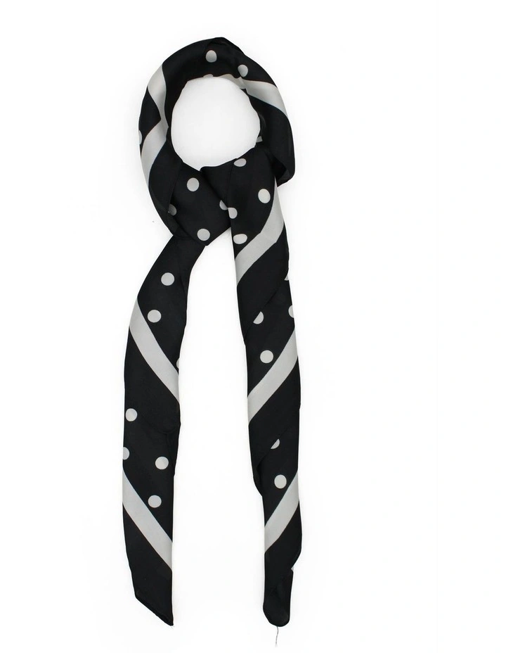 Halsey Scarf in Black image 3