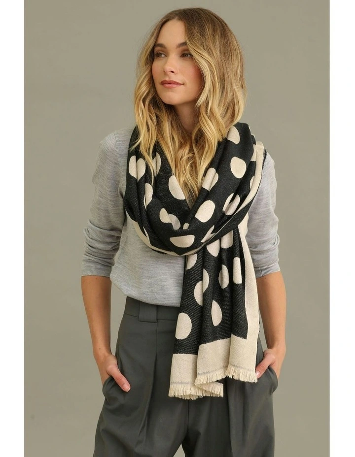 Kynlee Scarf in Black Spot image 1