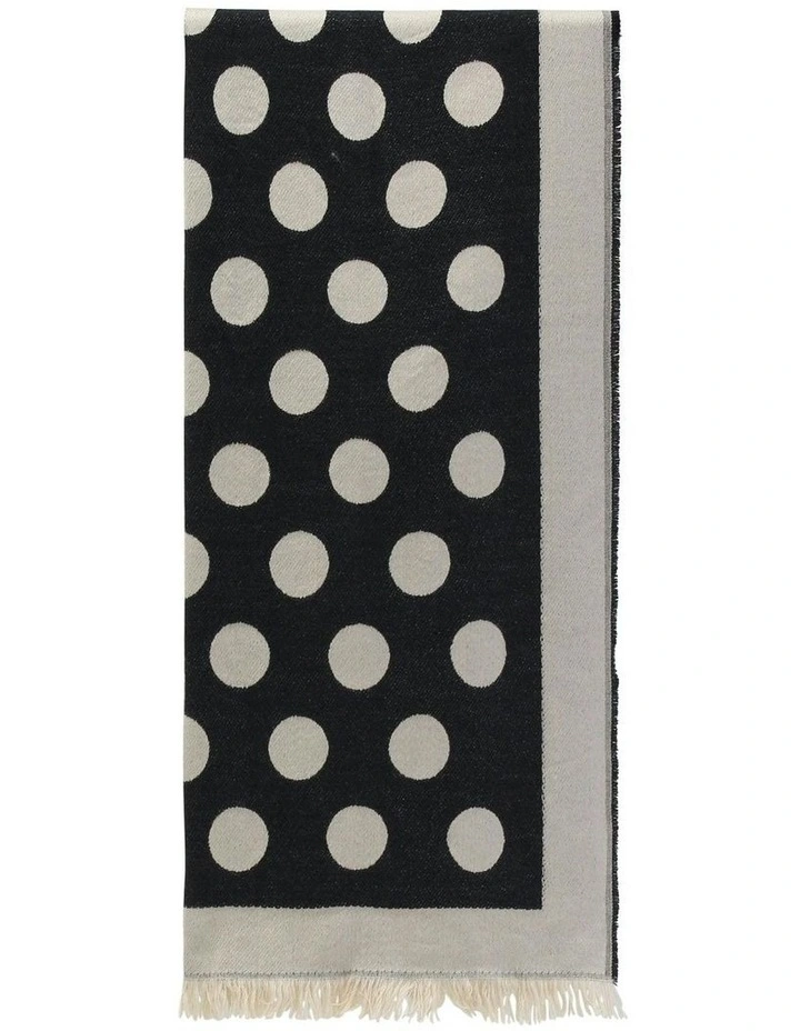 Kynlee Scarf in Black Spot image 3