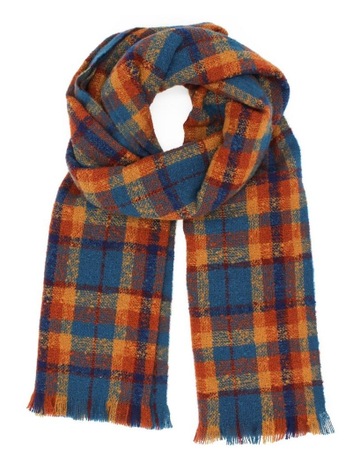 gregory ladner check blanket scarf