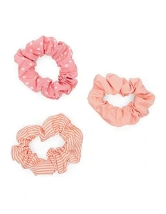 Nia Scrunchie Set in Pink
