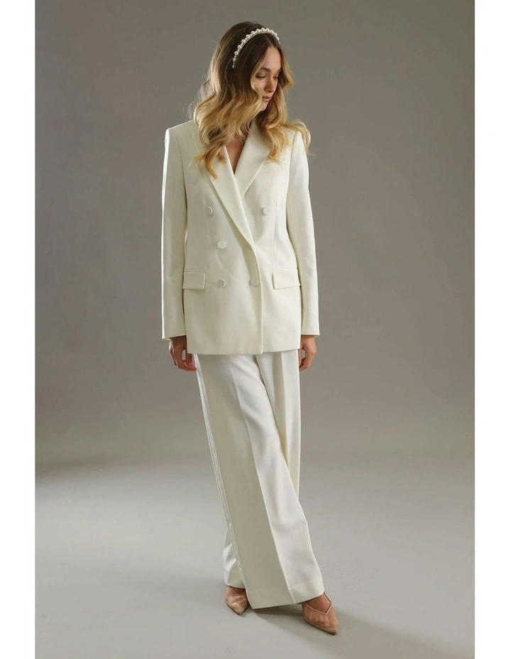 Perla Headpiece in Pearl/Gold image 3