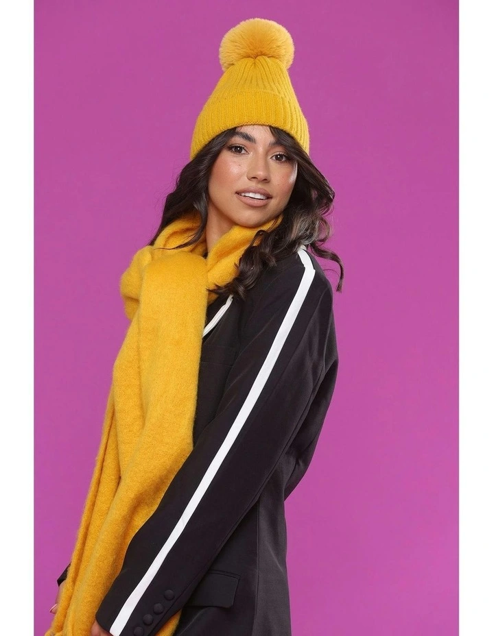 Lula Beanie in Golden Yellow image 5