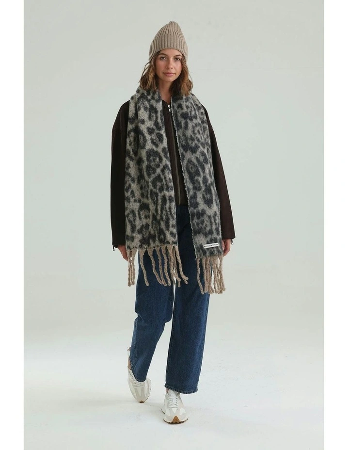 Mia Wool Blend Beanie in Latte image 6