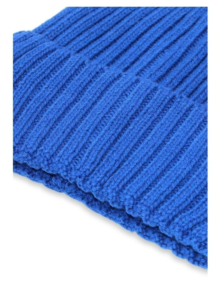 Mia Wool Blend Beanie in Royal Blue image 5