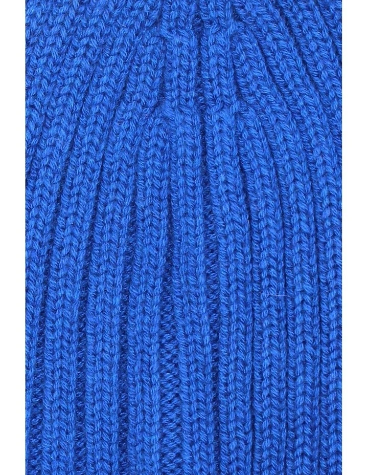 Mia Wool Blend Beanie in Royal Blue image 6