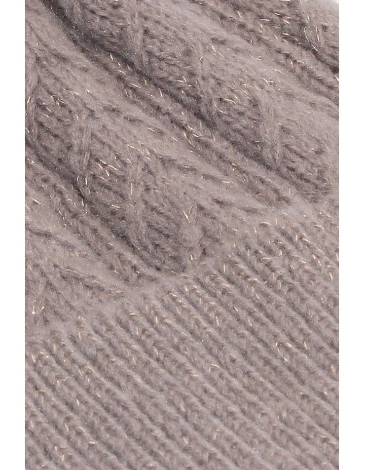 Ruthie Beanie in Taupe image 3