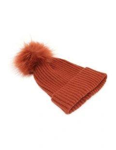 Zara Beanie in Brick