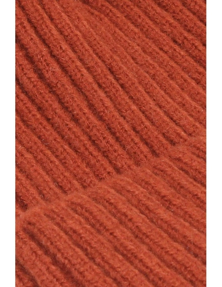 Zara Beanie in Brick image 3