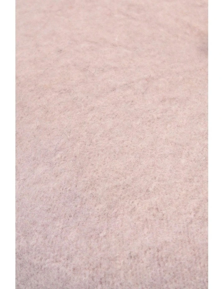 Lisa Wool Blend Beret in Pink image 6