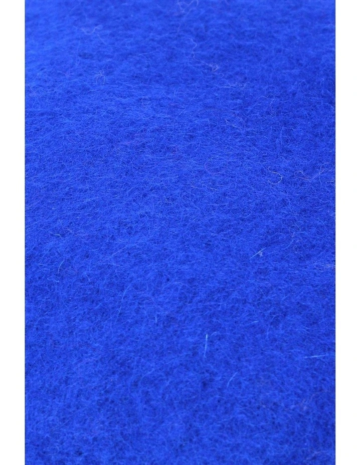 Lisa Wool Blend Beret in Royal Blue image 5