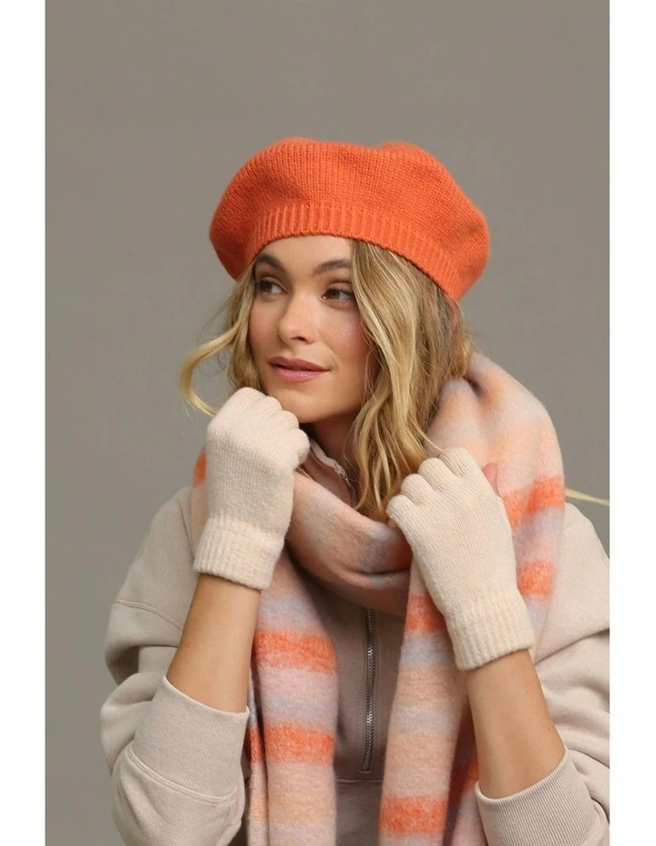 Stevie Beret in Orange image 2