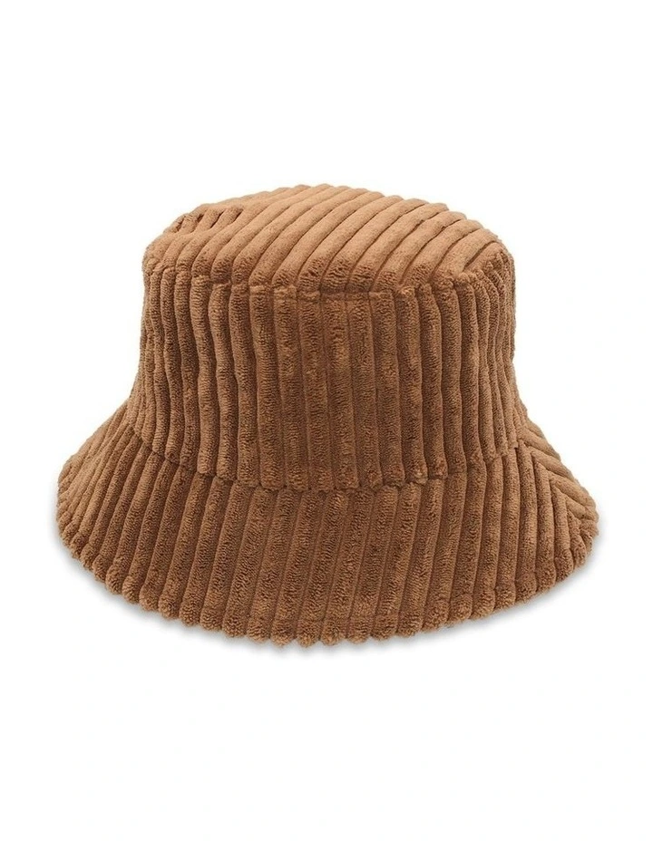 Bella Bucket Hat in Chocolate image 1