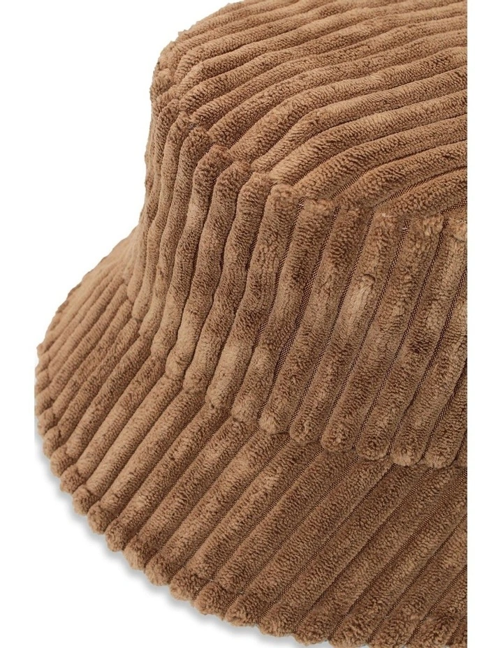 Bella Bucket Hat in Chocolate image 3