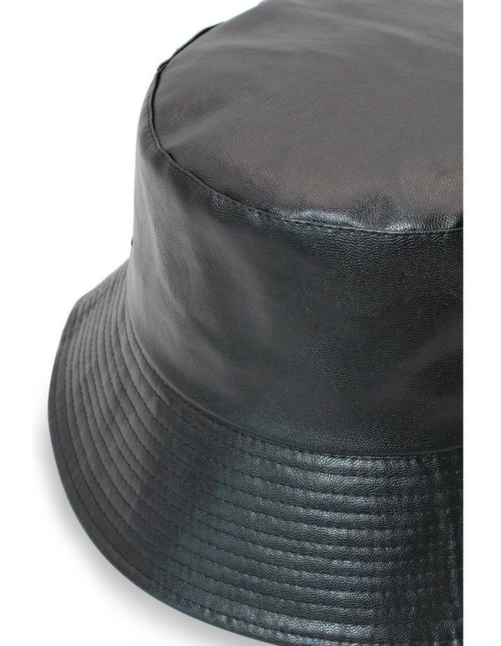 Blair Bucket Hat in Black image 3