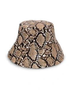 Gigi Bucket Hat in Brown