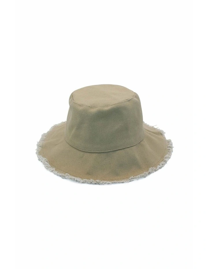 Nika Bucket Hat in Khaki image 1