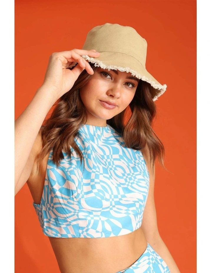 Nika Bucket Hat in Khaki image 2