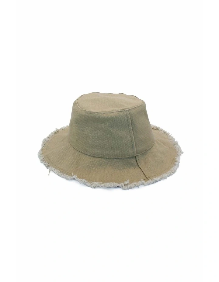 Nika Bucket Hat in Khaki image 4