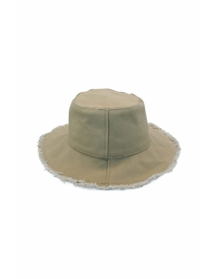Nika Bucket Hat in Khaki image 5