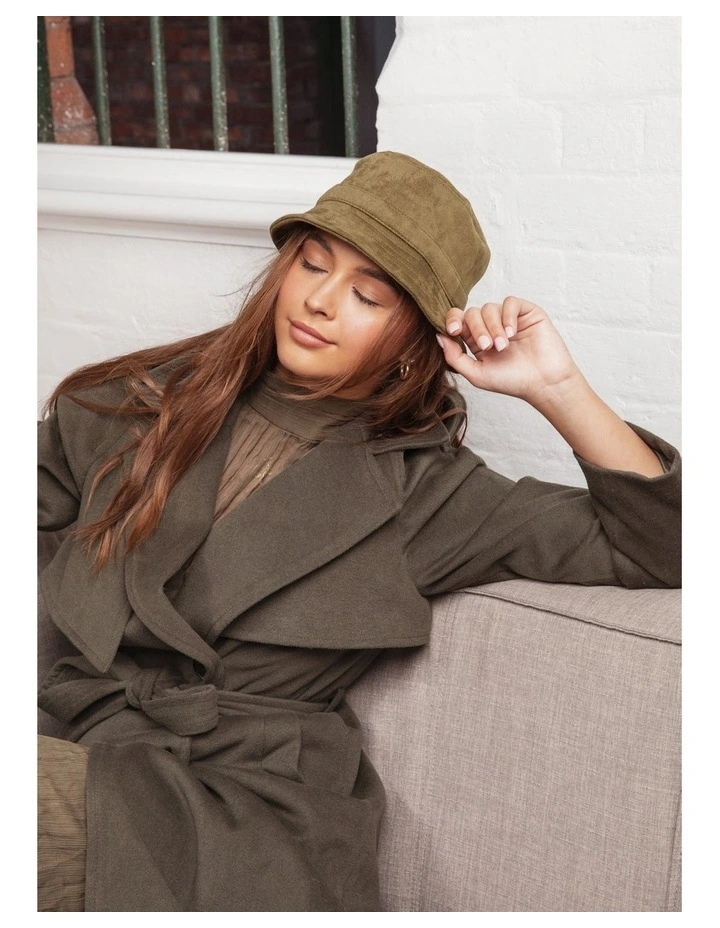 Nina Bucket Hat in Khaki image 2