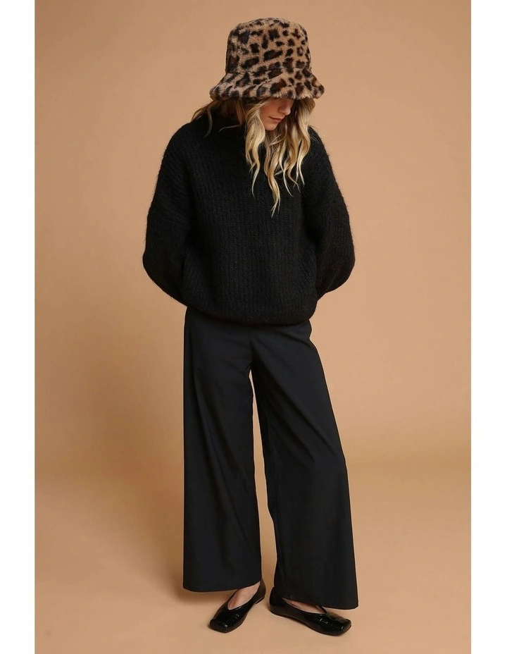 Simona Bucket Hat in Dark Leopard image 4