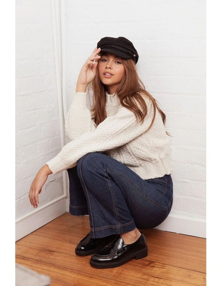 Skylar Cap in Black image 3