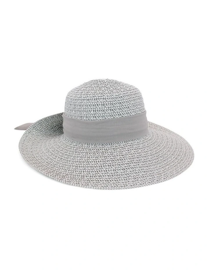 Maia Floppy Hat in Grey image 1