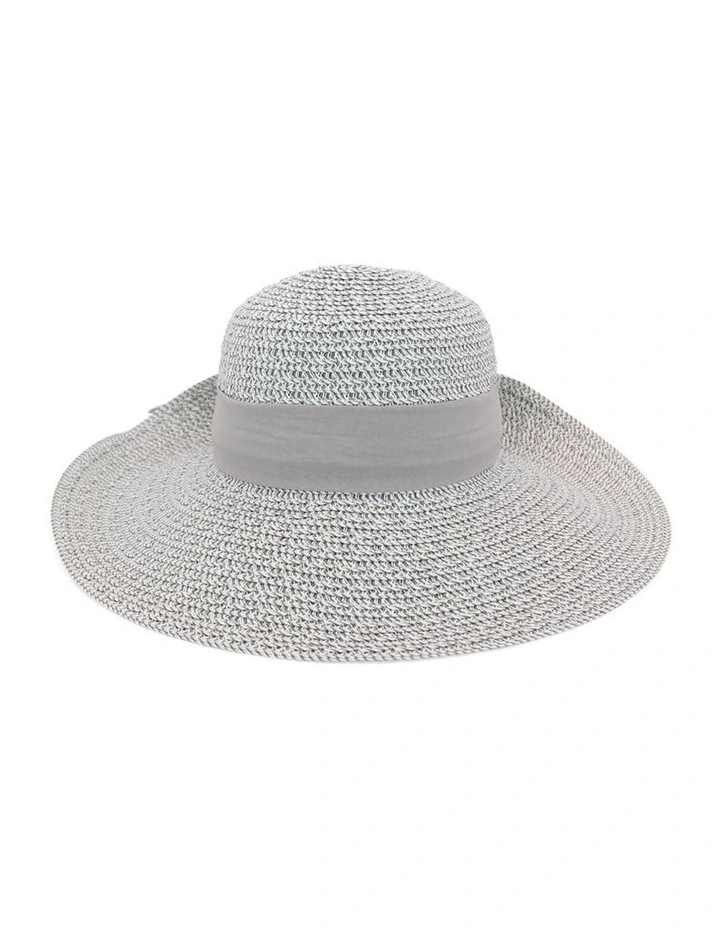 Maia Floppy Hat in Grey image 2