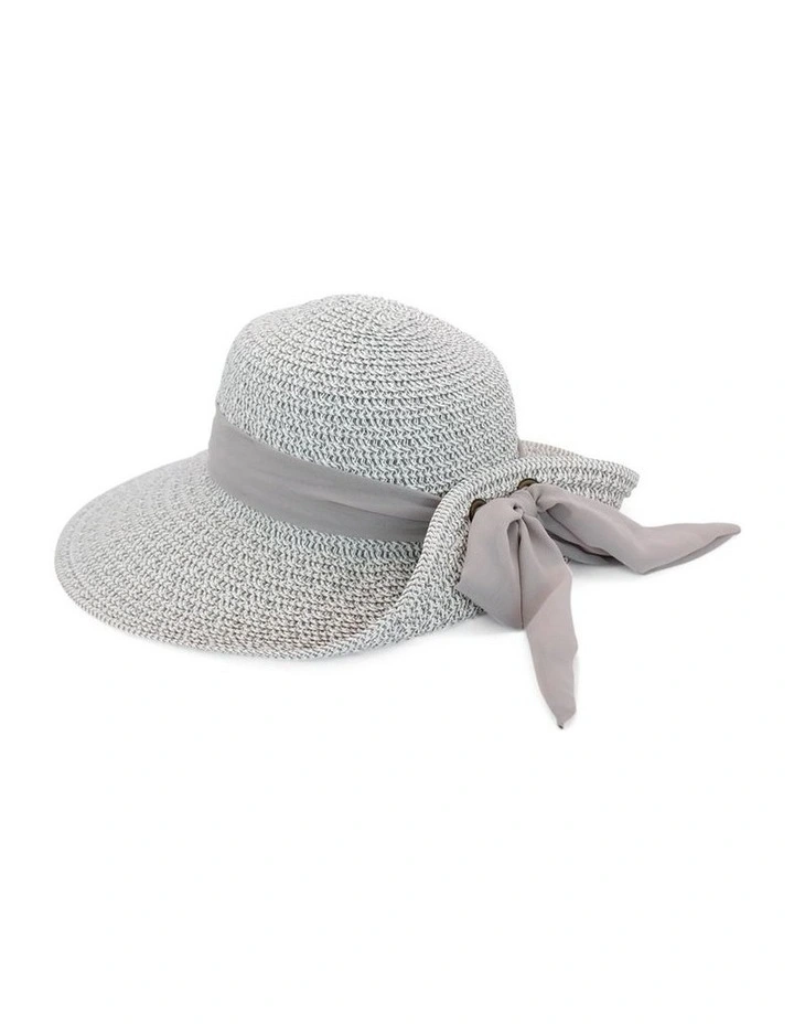 Maia Floppy Hat in Grey image 3