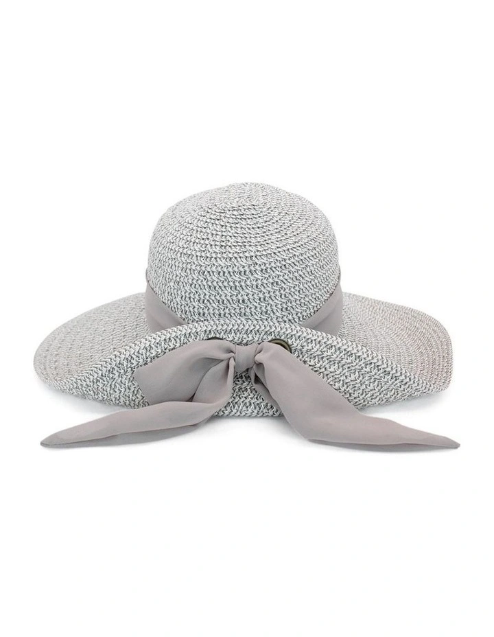 Maia Floppy Hat in Grey image 4