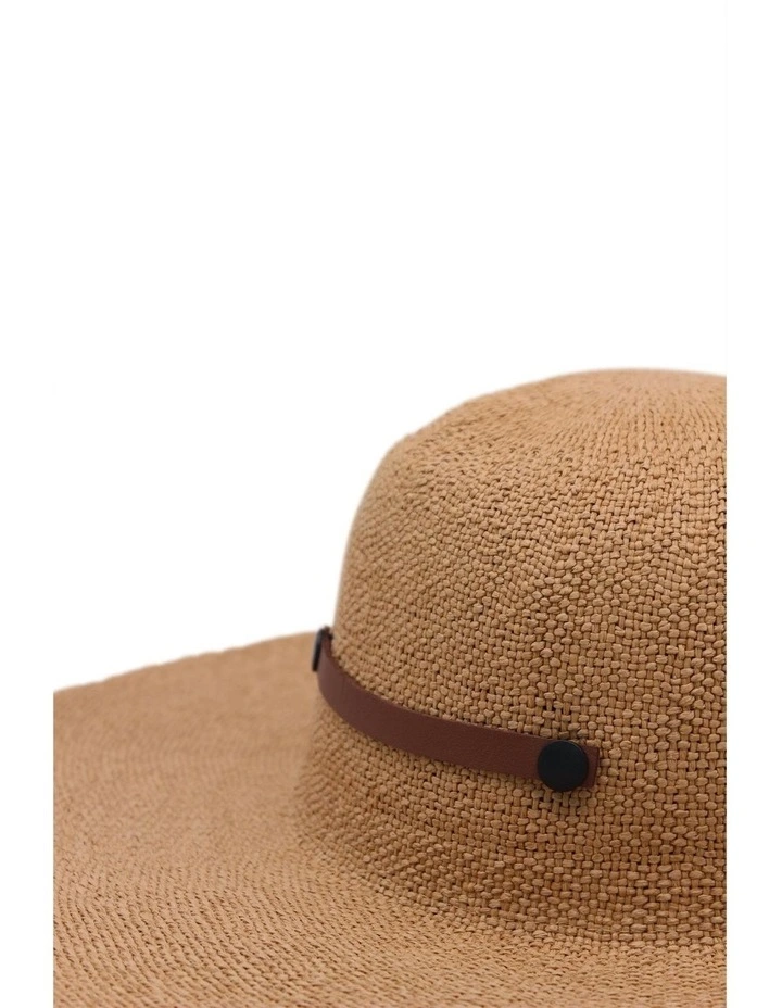 Verena Floppy Hat in Tan image 3