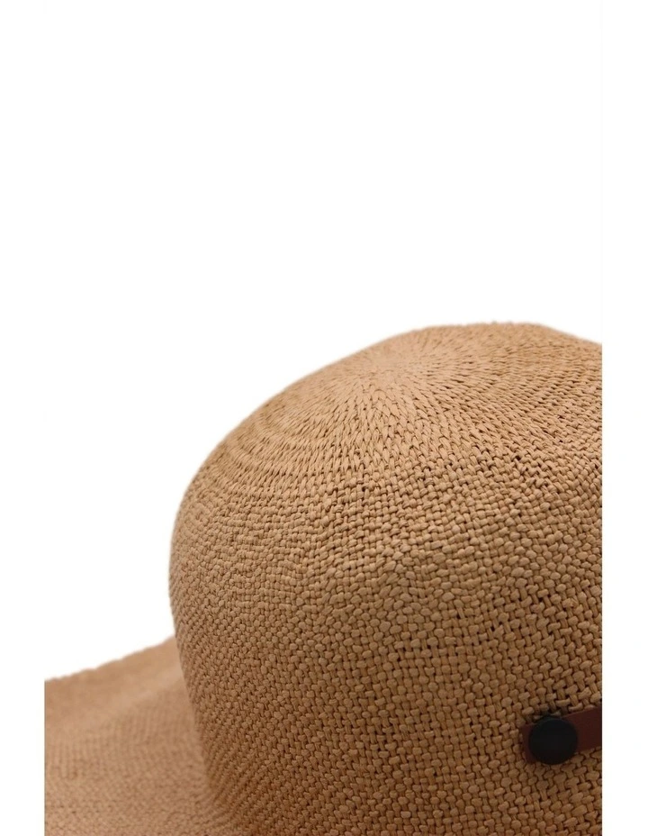 Verena Floppy Hat in Tan image 4