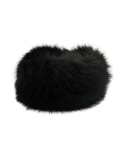 Elaina Cossack Hat in Black