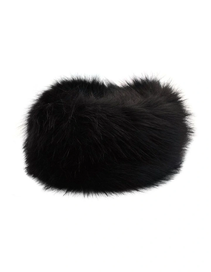 Elaina Cossack Hat in Black image 1