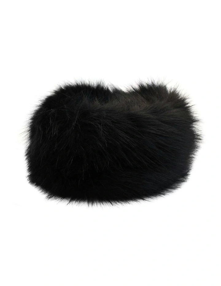 Elaina Cossack Hat in Black image 5