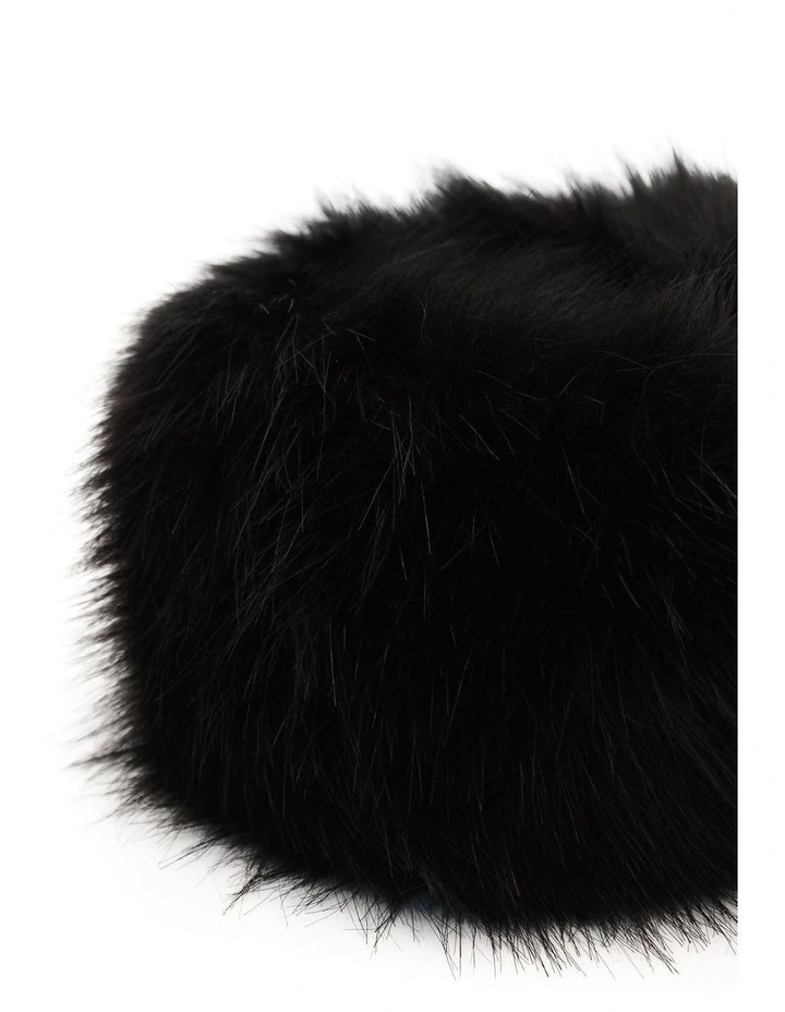 Elaina Cossack Hat in Black image 6