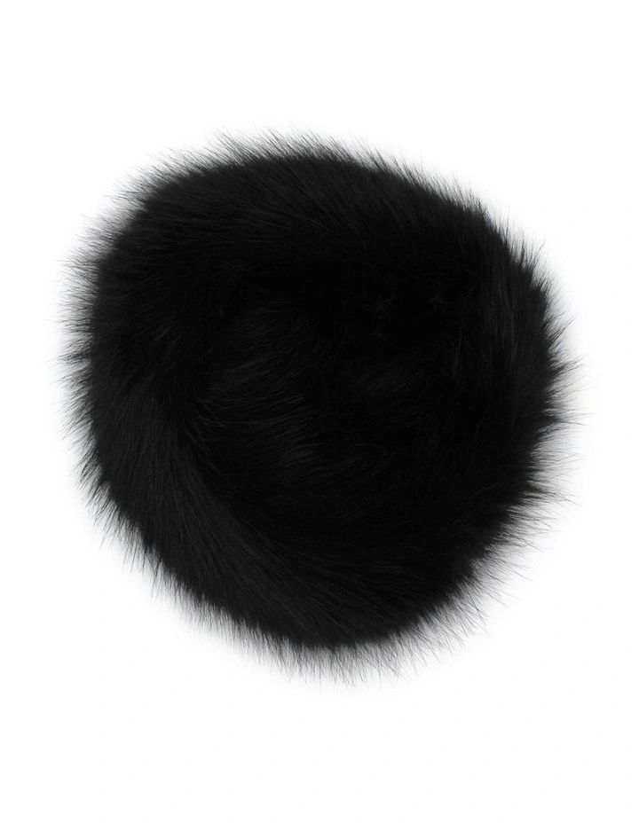 Elaina Cossack Hat in Black image 7
