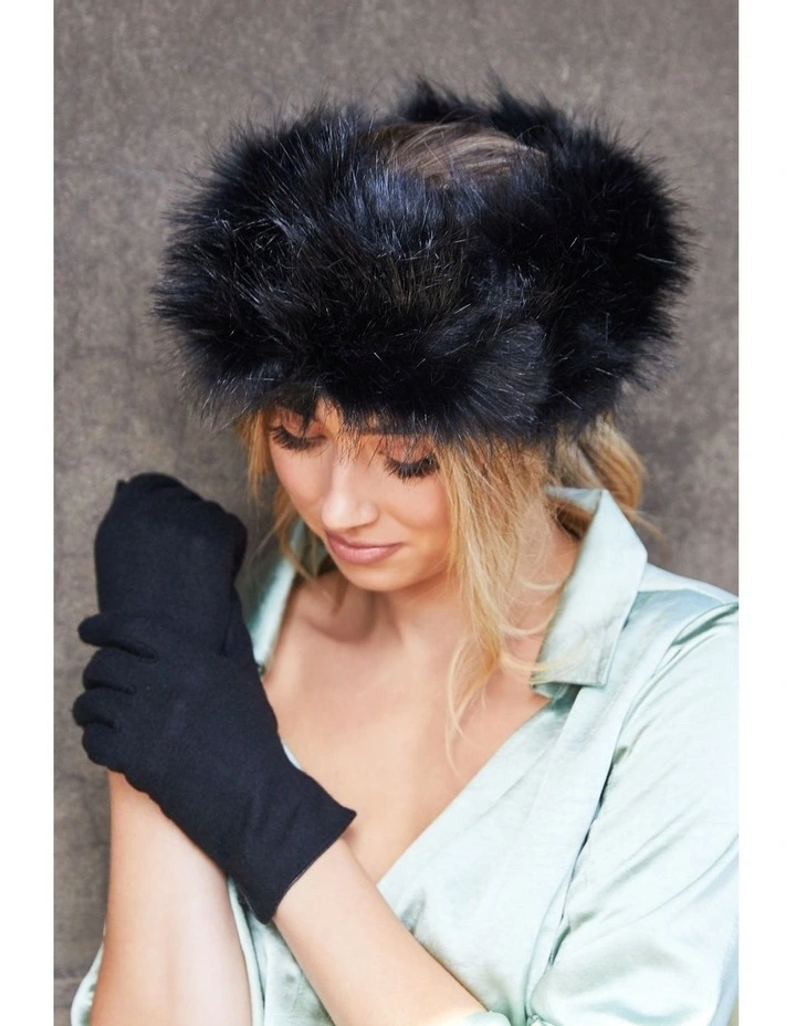 Xenia Headband in Black image 3