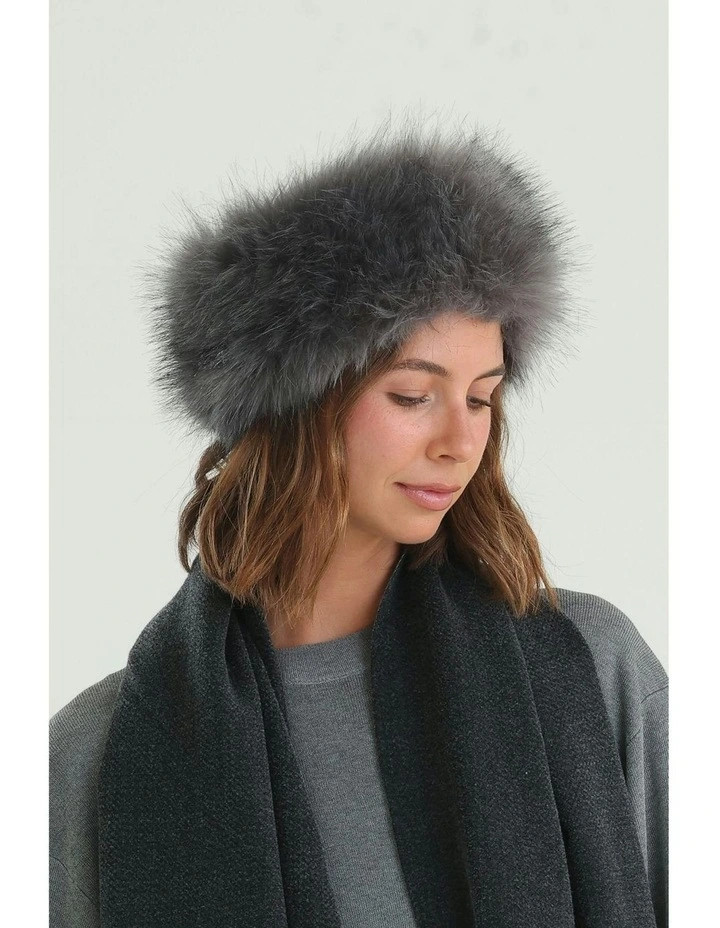 Xenia Headband in Grey image 2