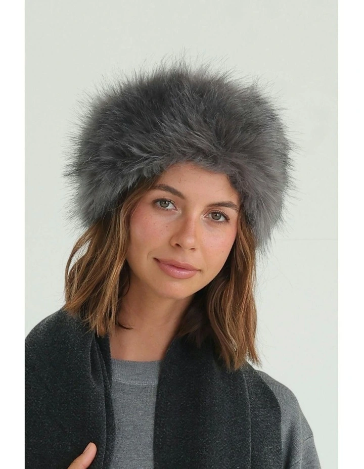 Xenia Headband in Grey image 3