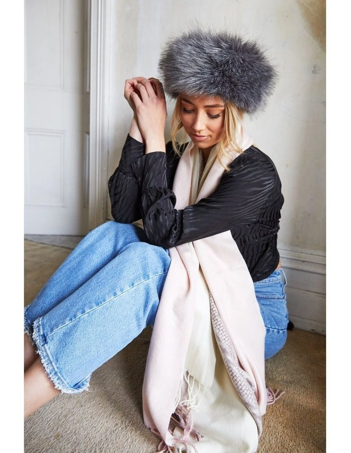 Xenia Headband in Grey image 3