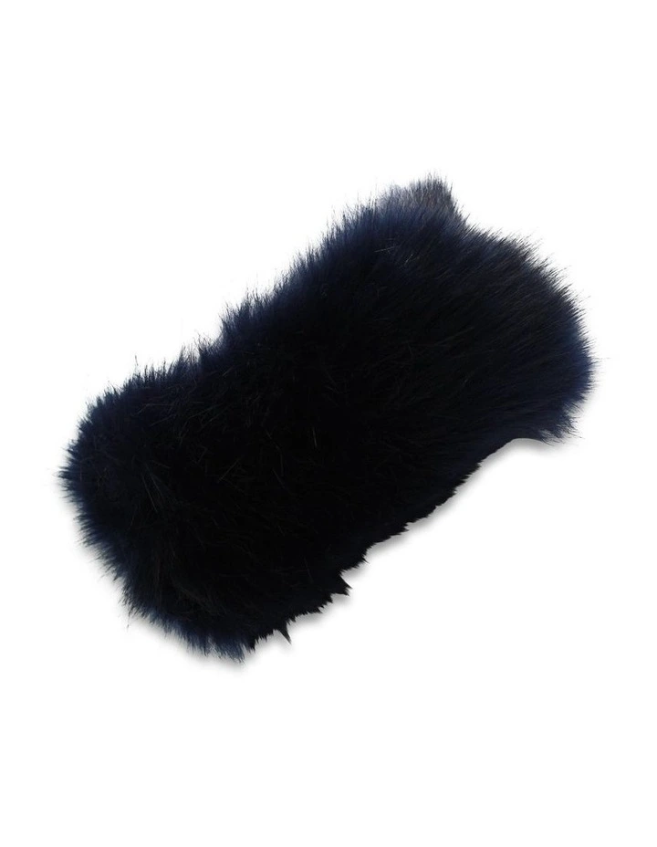 Xenia Headband in Navy image 4