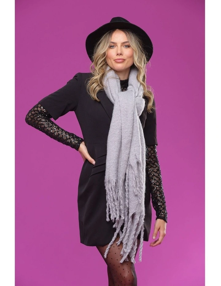 Amber Fedora Hat in Black image 3