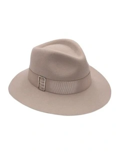 Harper Fedora Hat in Beige