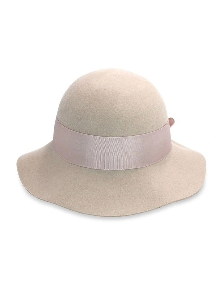 Dasia Small Floppy Hat in Beige image 1